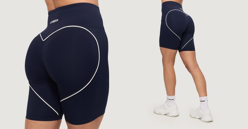 Varsity Shorts für Frauen in Blue - GymBeam