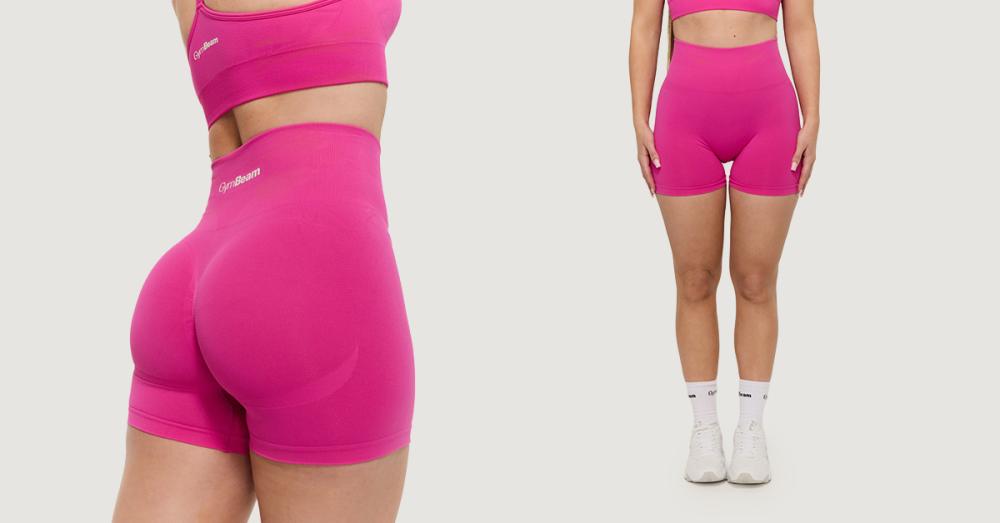Sculpt Seamless Shorts für Frauen in Rose - GymBeam