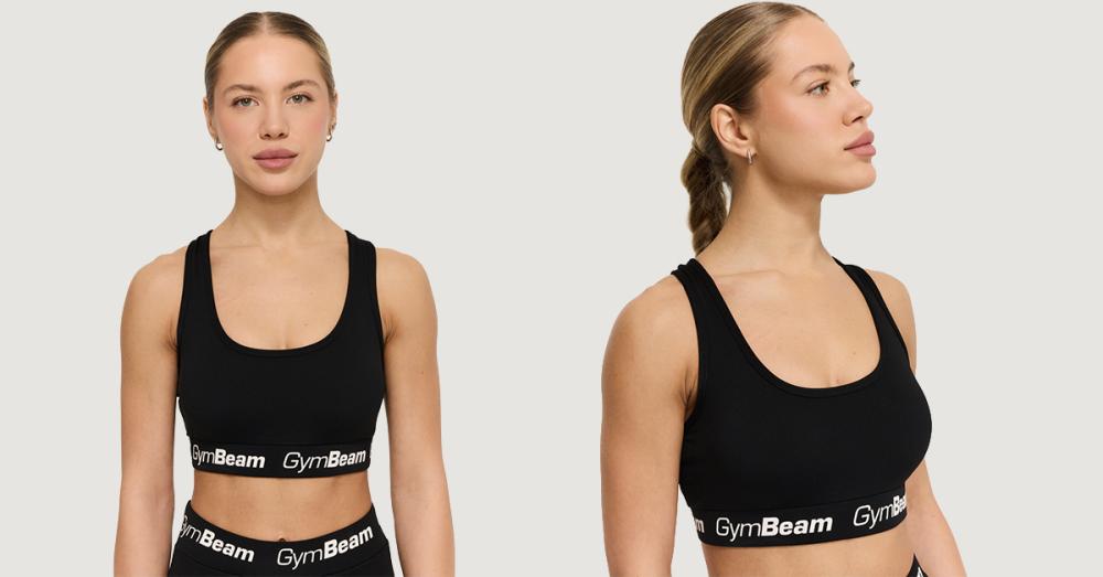 Simple Sport-BH in Black - GymBeam