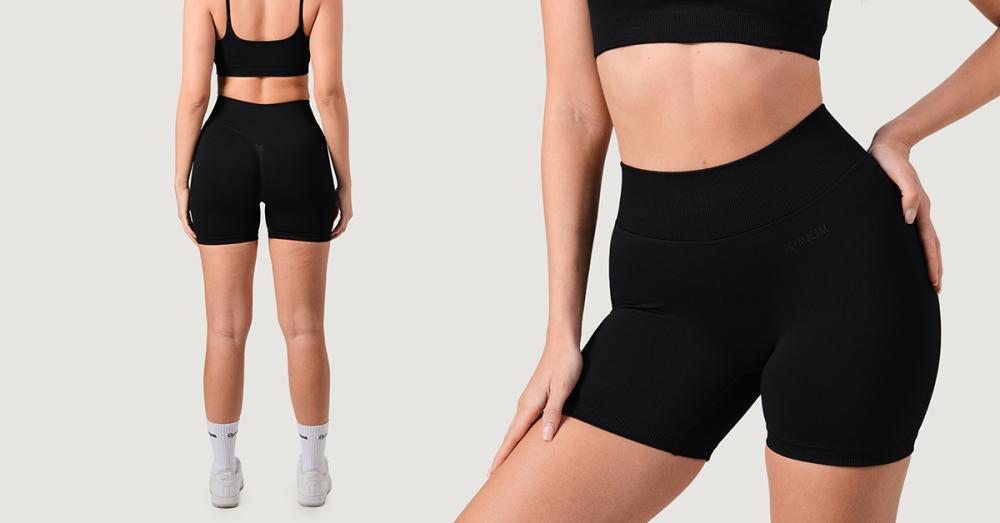 NEO Seamless Shorts für Frauen in Black - GymBeam