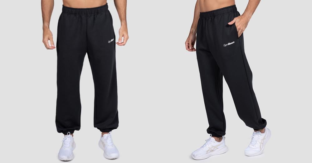 Relay Sweatpants Black - GymBeam