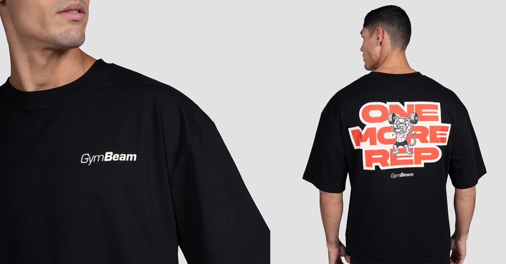 GymRat T-shirt in Black - GymBeam