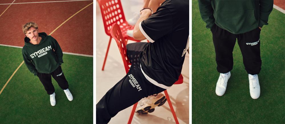 Varsity Sweatpants in Black - GymBeam