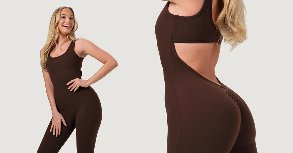 NEO Jumpsuit für Frauen in Mocha - GymBeam