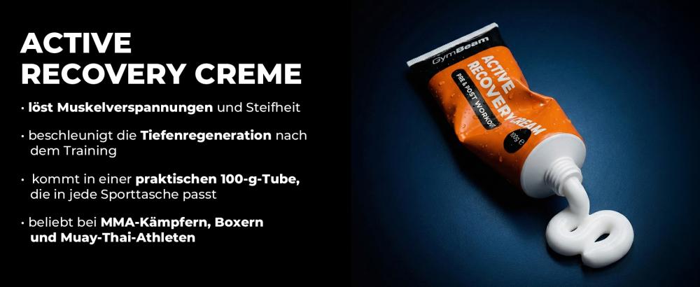 Eigenschaften und Vorteile der Active Recovery Creme - GymBeam