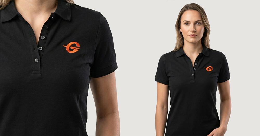 Polo Shirt für Frauen in Black - GymBeam