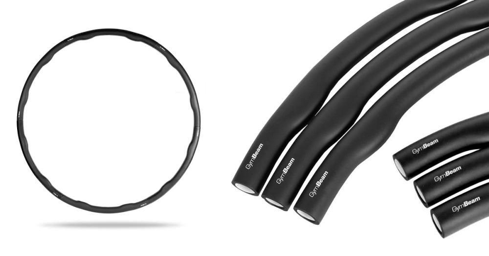 Hula Hoop Hoop Schwarz - GymBeam