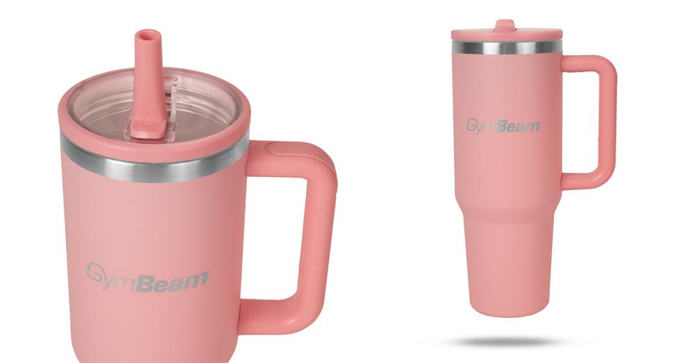 Thermal Mug 1.2 l Pink - GymBeam
