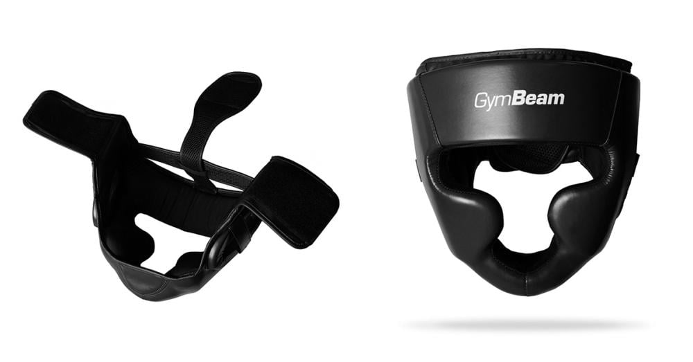 Striker Boxing Helmet Black - GymBeam