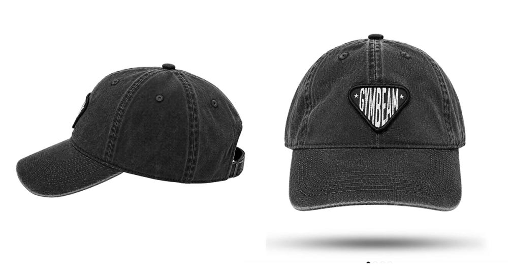 Sunday Dad Cap Washed Schwarz - GymBeam