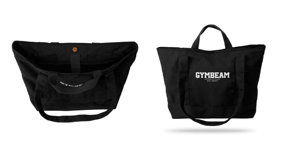 Athletic Club Bag in Black - GymBeam