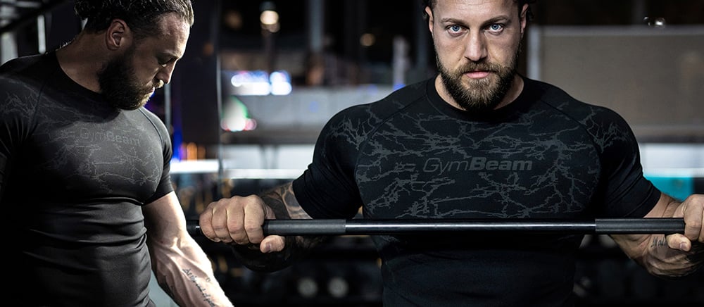 Seamless Static T-Shirt Black - GymBeam