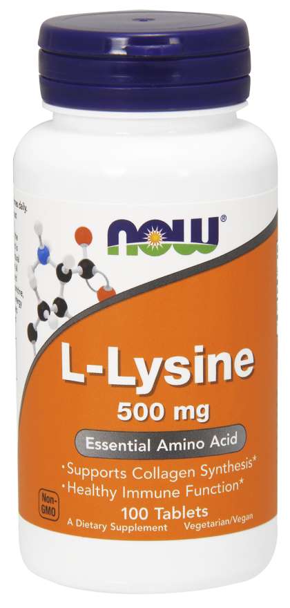 L-Lysine 500 mg Tabs. - NOW Foods