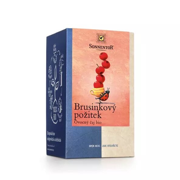 BIO Cranberry Pleasure Fruit Tea 18x2,8g - Sonnentor