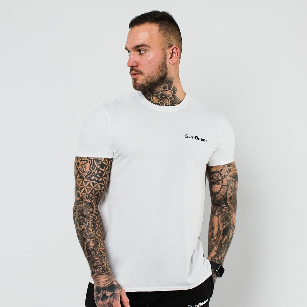 Basic T-Shirt für Männer in White - GymBeam