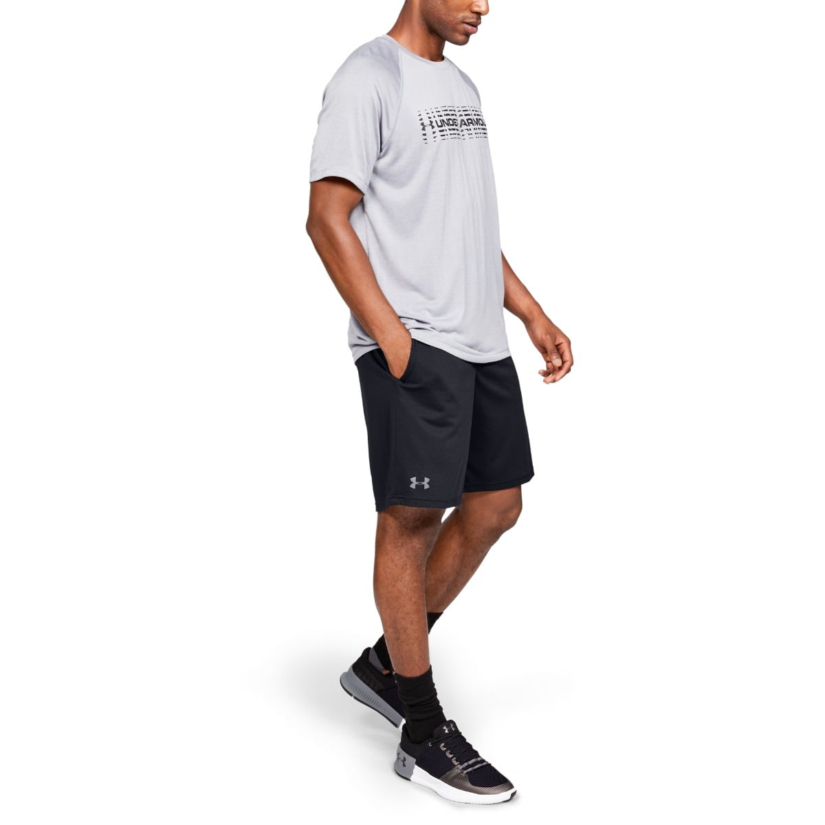 Herren Tech Mesh Shorts Schwarz - Under Armour