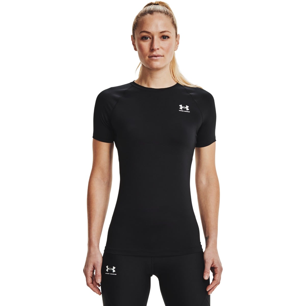 HG Authentics Comp SS T-Shirt für Frauen in Black - Under Armour