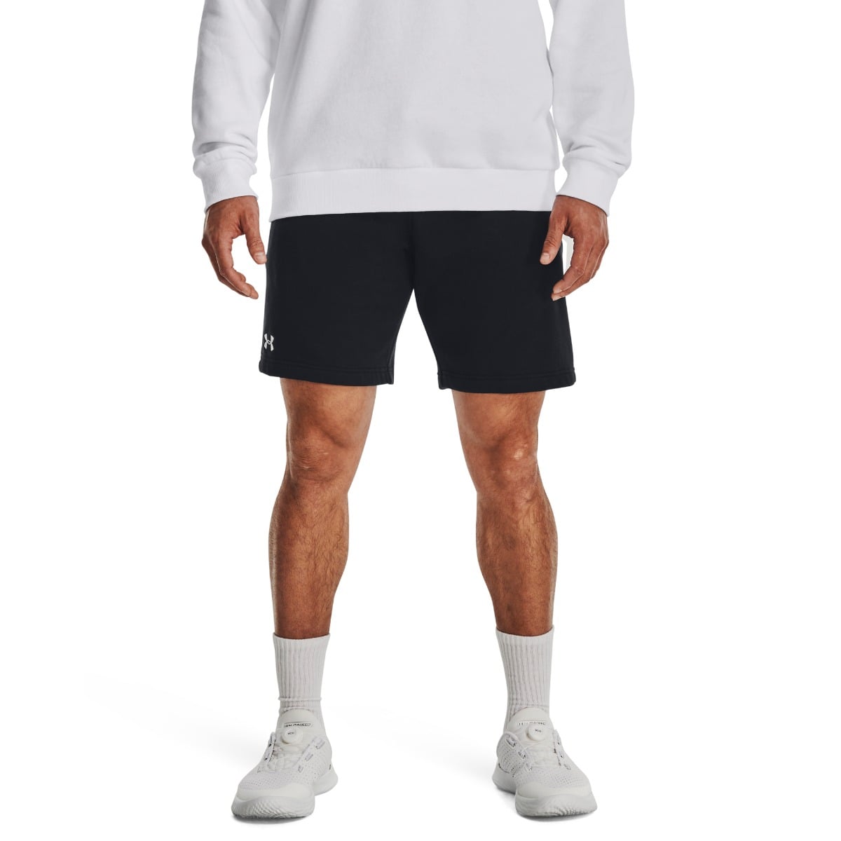 Men‘s shorts UA Rival Fleece Shorts Black - Under Armour