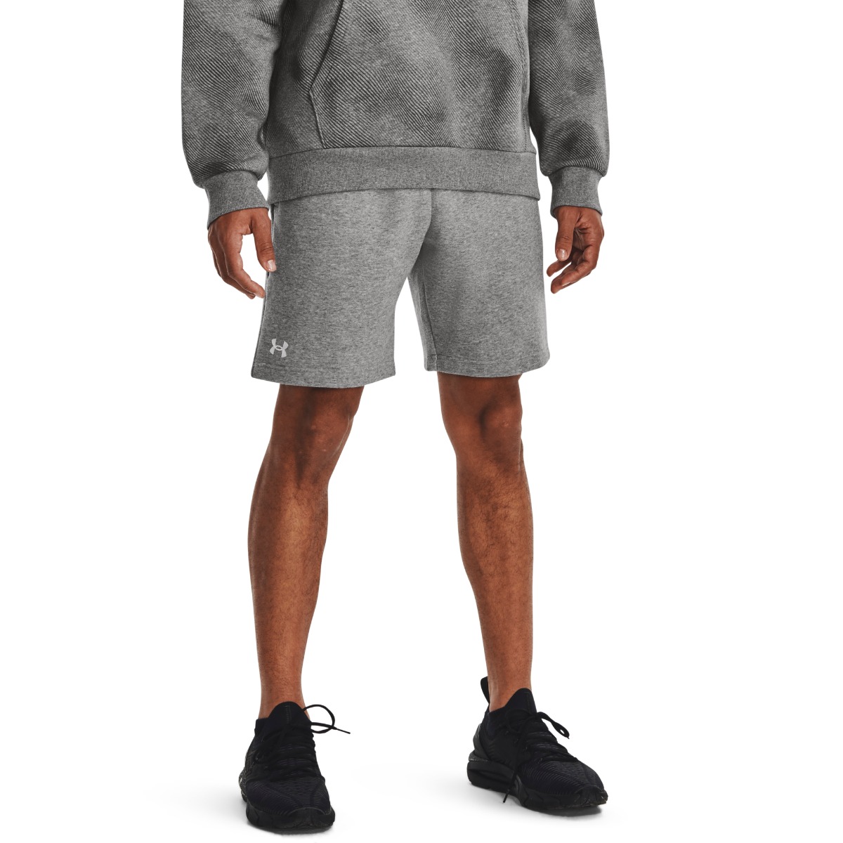 UA Rival Fleece Shorts in Grey - Under Armour