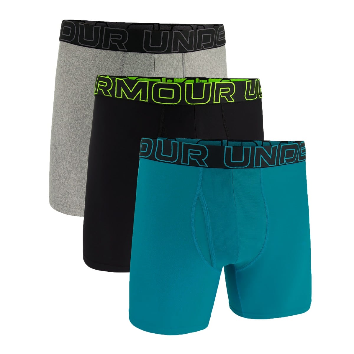 Perf Tech Boxershorts für Männer 6in im 3-er Pack in Blue - Under Armour