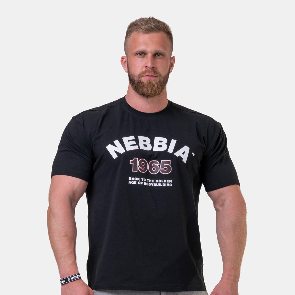 T-shirt Golden era Black - NEBBIA
