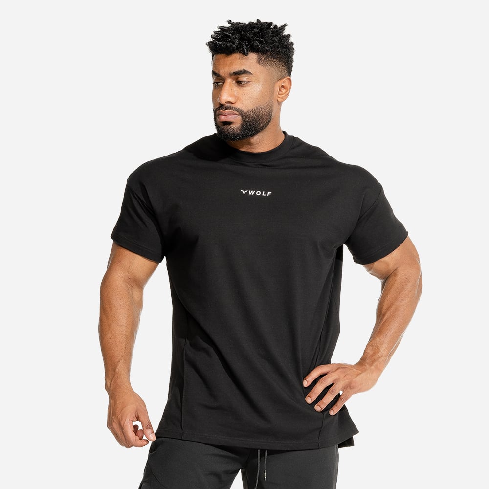 Men‘s T-shirt Bodybuilding Black - SQUATWOLF