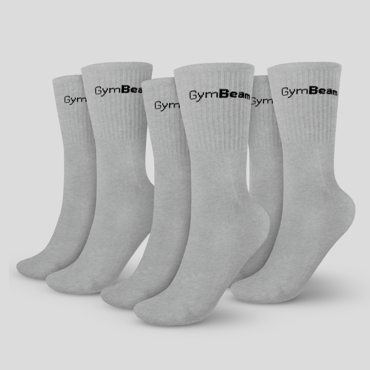 3/4 Socken (3er-Pack) in Grey - GymBeam