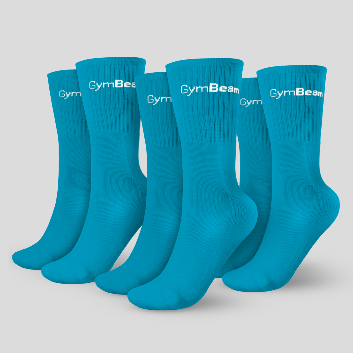 3/4 Socken (3er-Pack) in Aquamarine - GymBeam