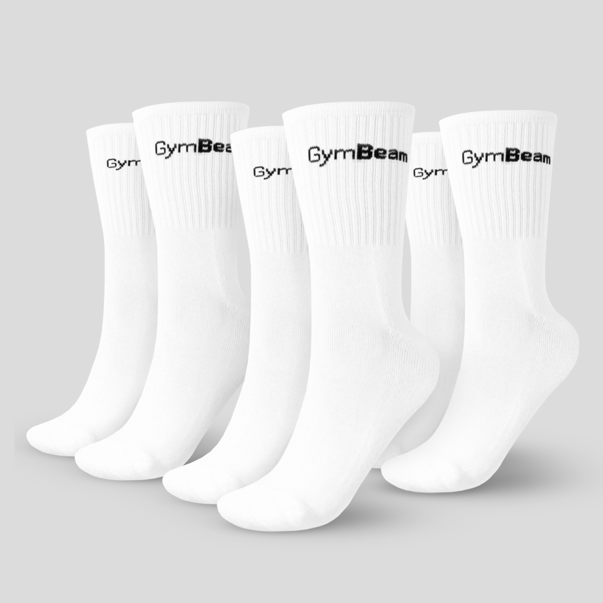 3/4 Socken (3er-Pack) in White - GymBeam