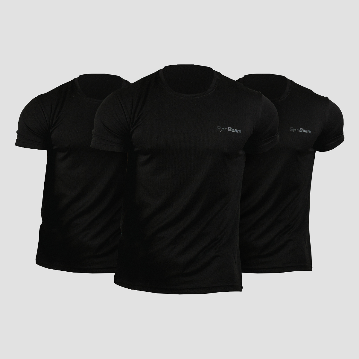 TRN T-Shirt 3Pack in Black - GymBeam