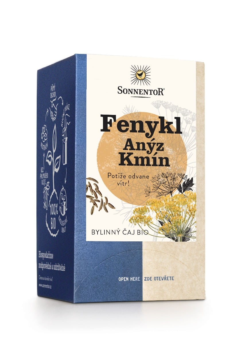 BIO Herbal Tea Fennel-Anise-Caraway 18x1,7g - Sonnentor