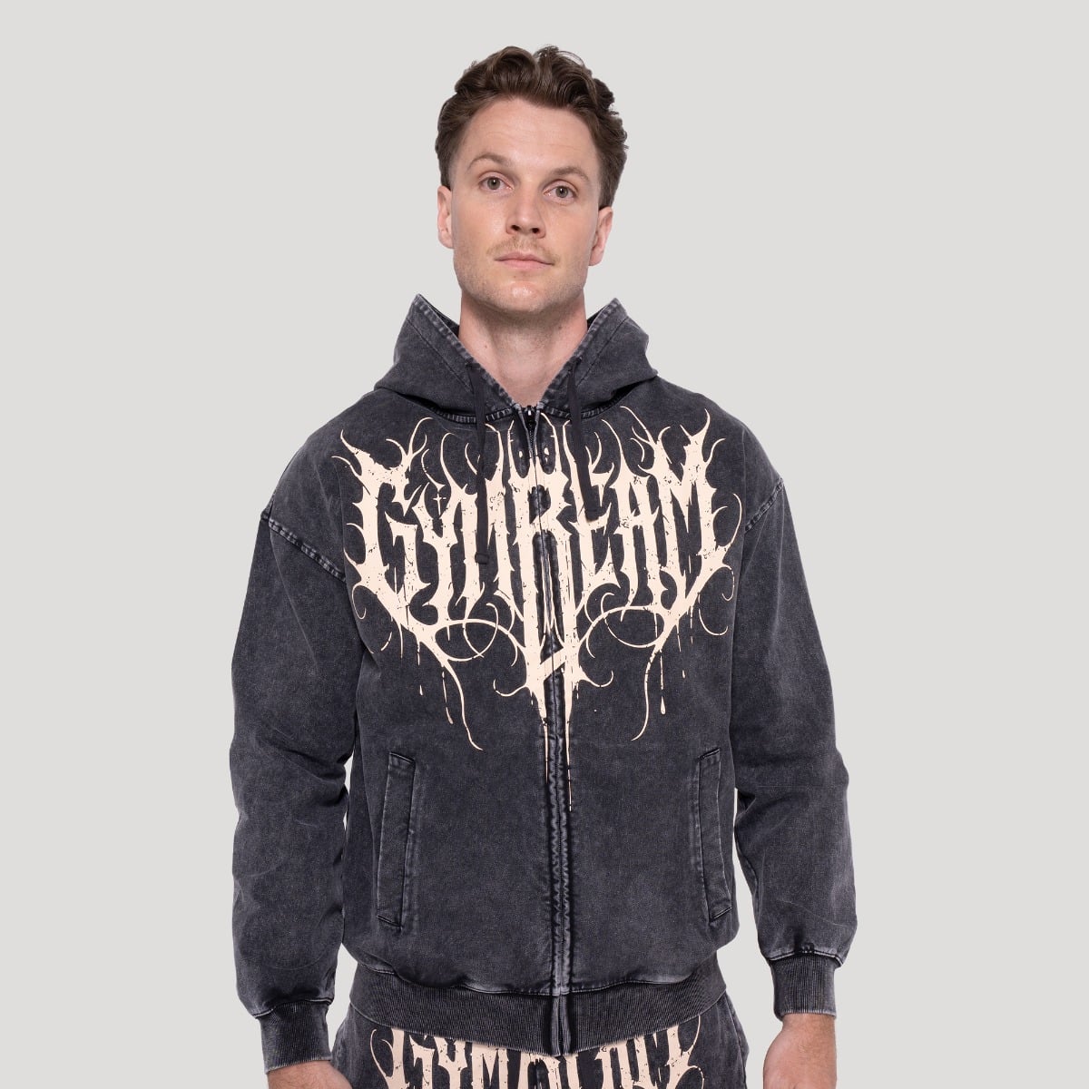 Abyss Hoodie in Charcoal - GymBeam