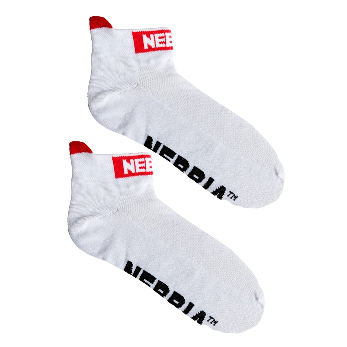 Ankle Socks Smash It White - NEBBIA