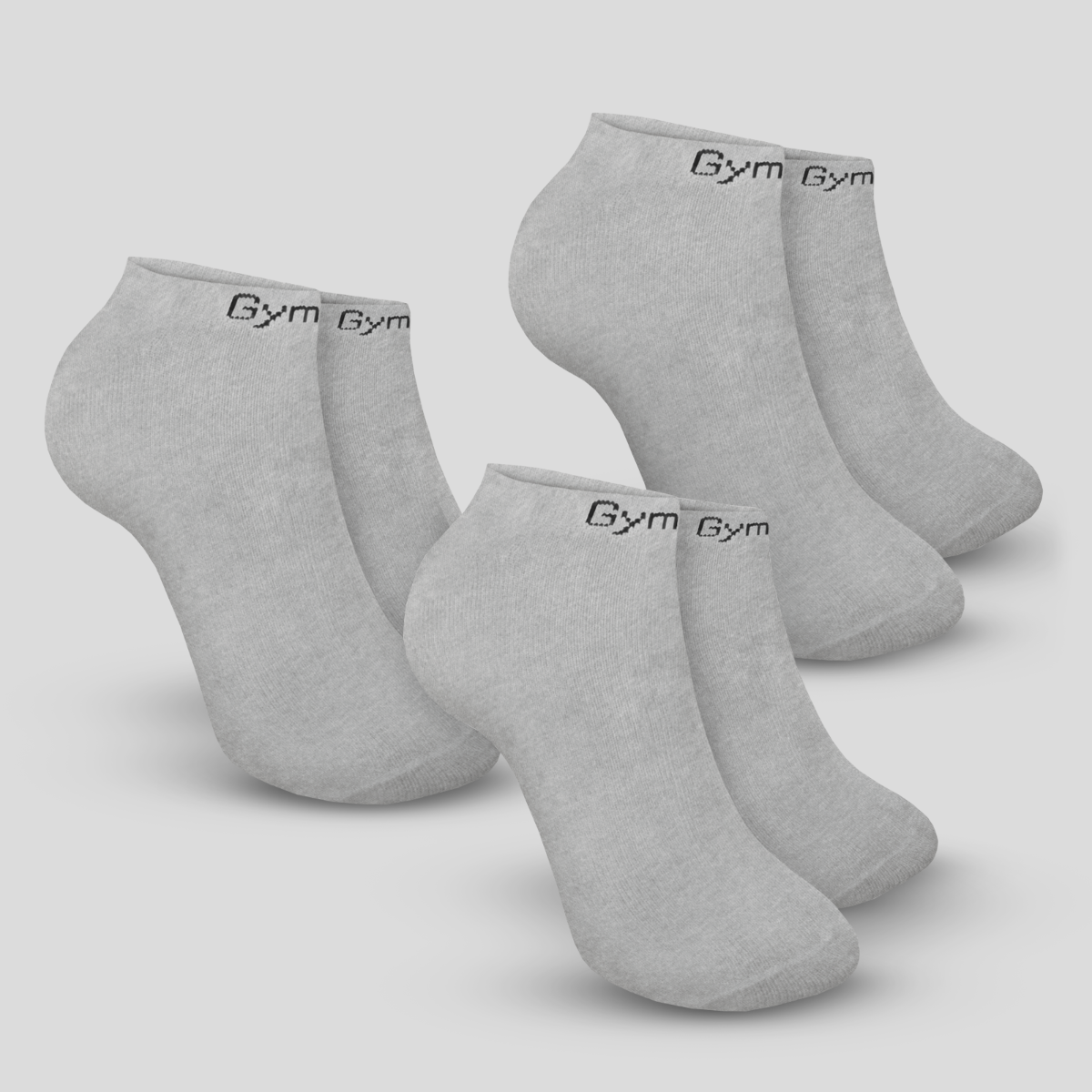 Knöchelsocken (3er-Pack) in Grey - GymBeam
