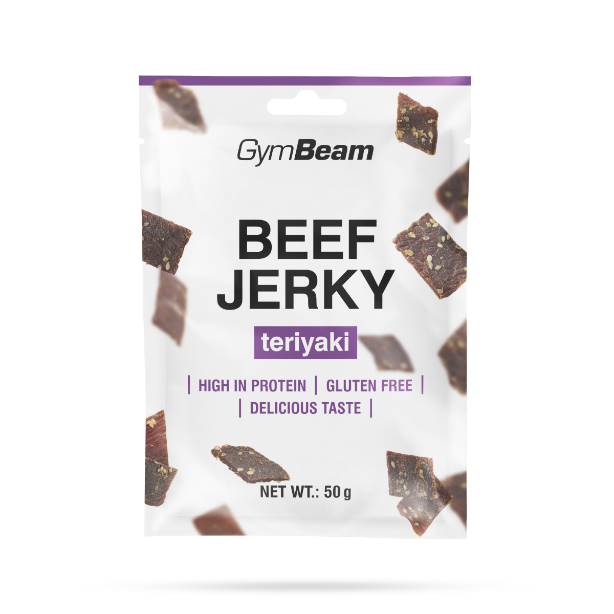 GymBeam Beef Jerky 50 g Teriyaki