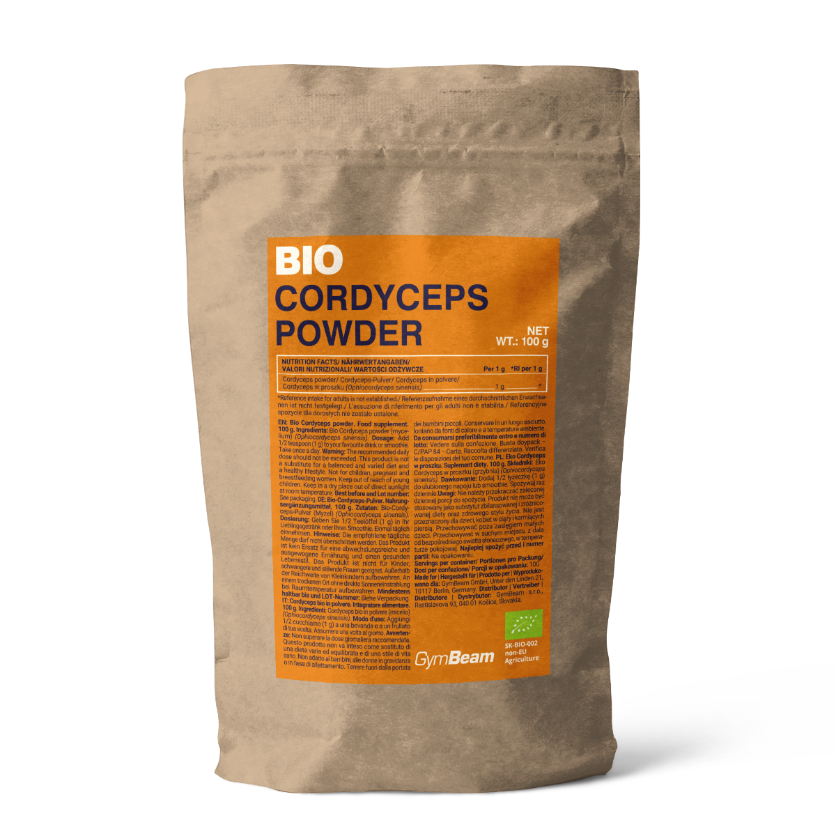 BIO Cordyceps-Pulver - GymBeam