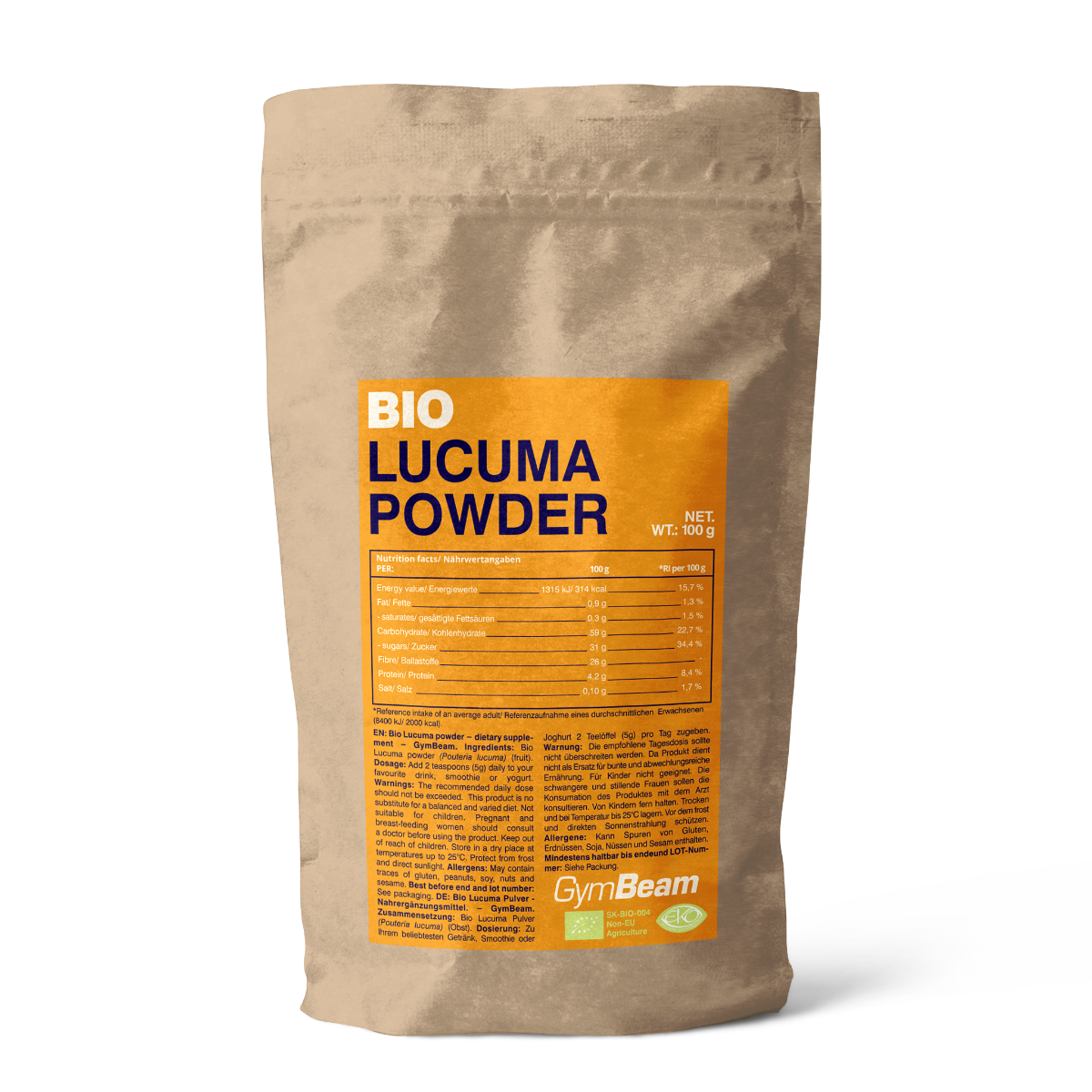 BIO Lucuma Pulver - GymBeam