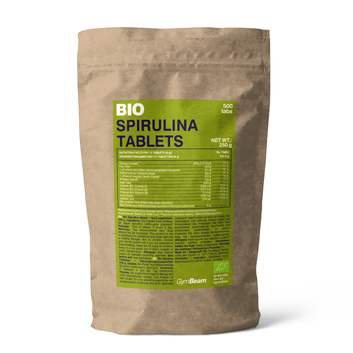 BIO Spirulina Tabletten - GymBeam