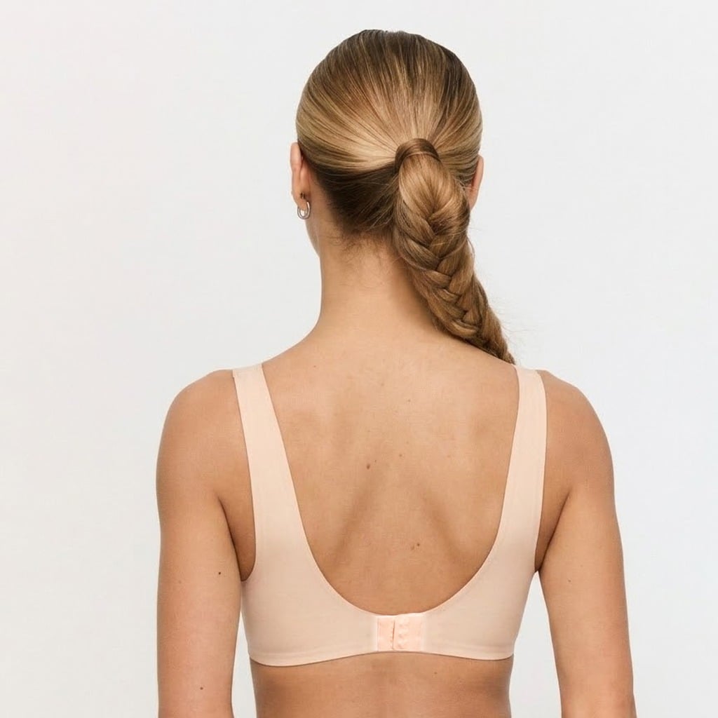 Comfy Seamless BH in Beige - GymBeam
