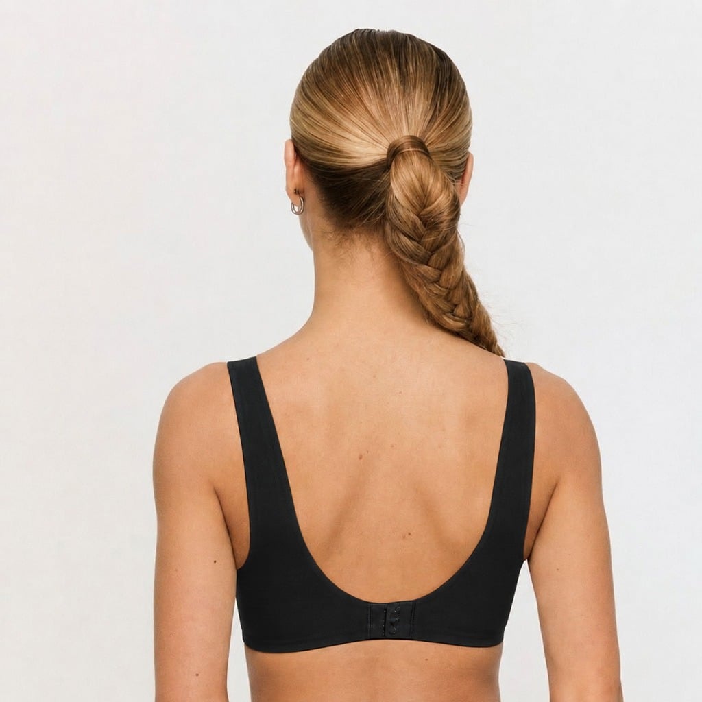Comfy Seamless BH in Black - GymBeam