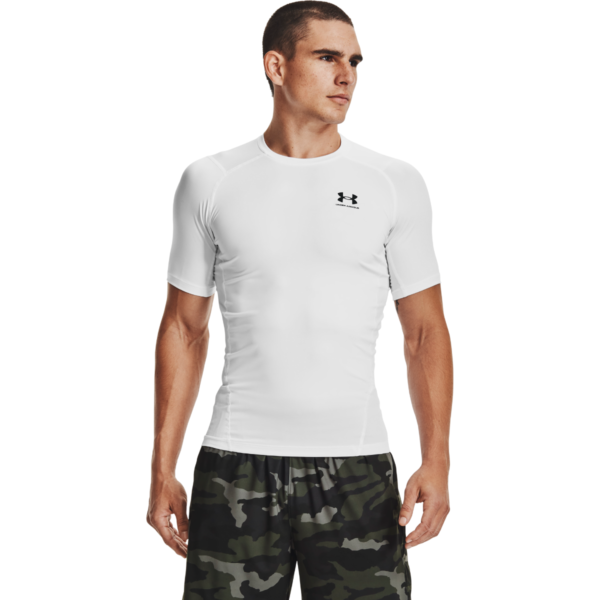 Compression T-shirt HG Armour Comp SS White - Under Armour