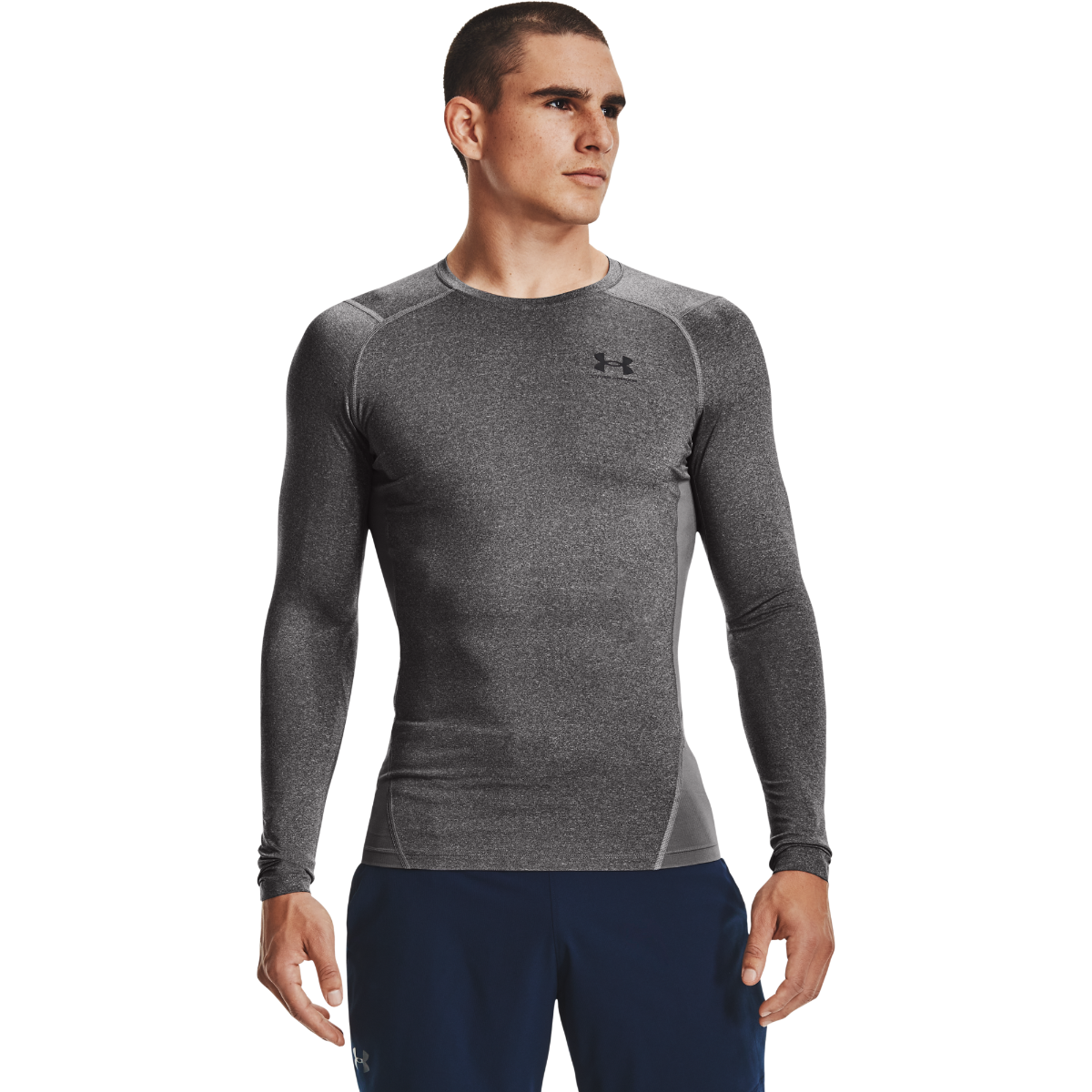Compression T-shirt HG Armour Comp LS Grey - Under Armour