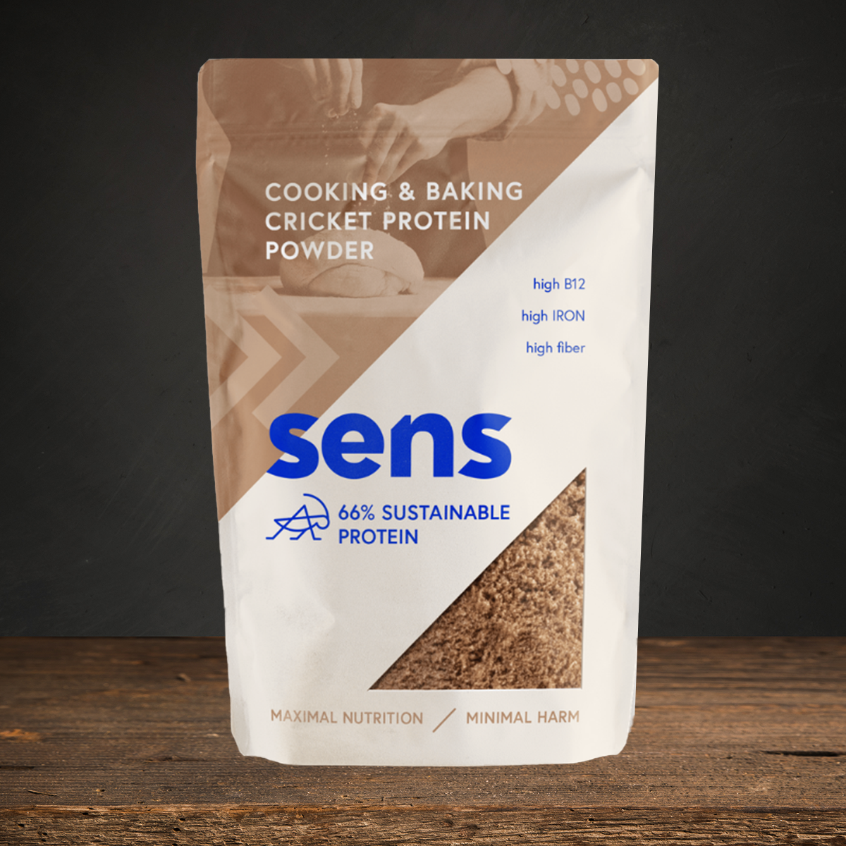 Cricket-Proteinpulver zum Kochen und Backen - SENS