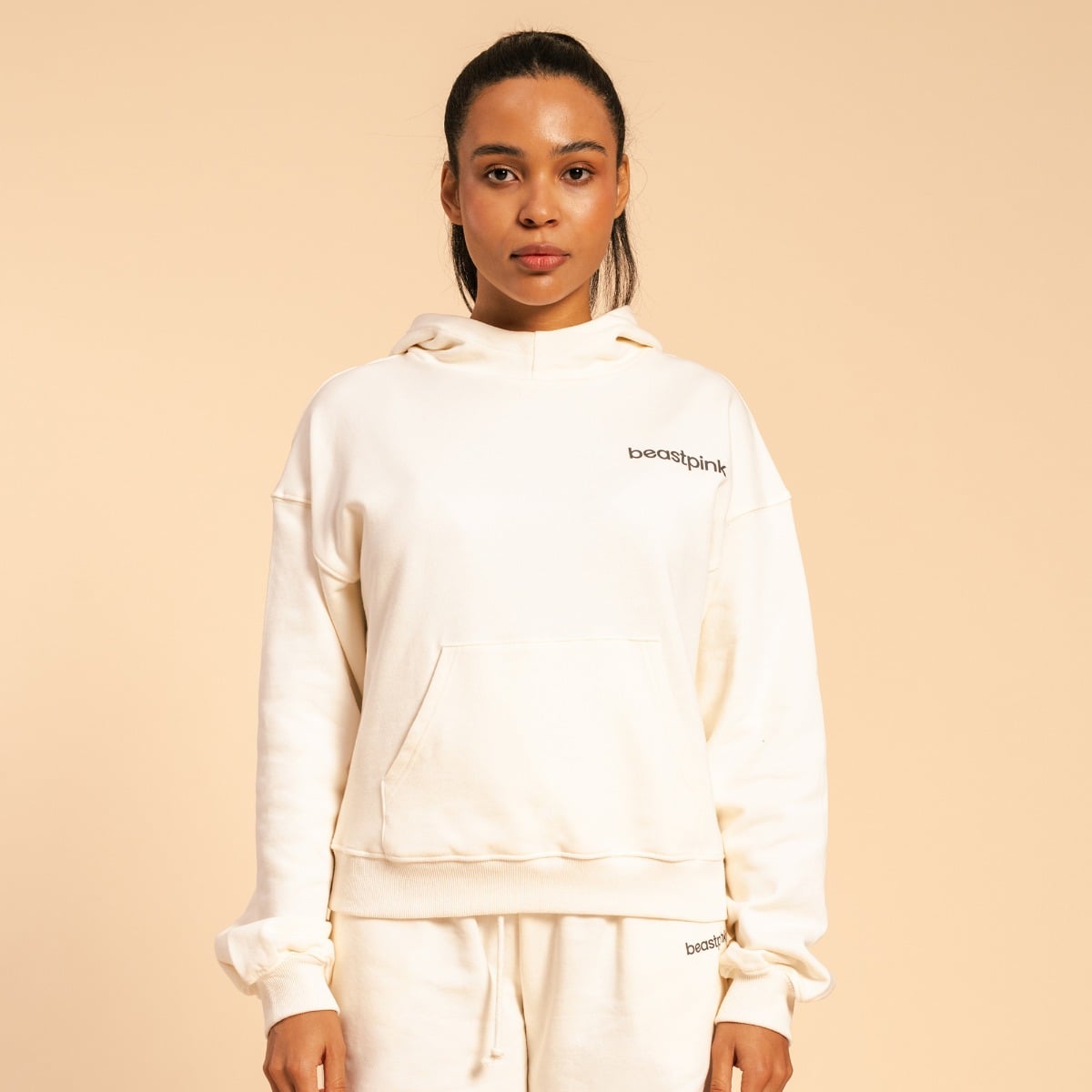 Serenity Hoodie für Frauen in Ivory - BeastPink