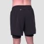 2in1 Shorts Essence Black - GymBeam L