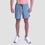 2in1 Shorts Essence Blue - GymBeam XL