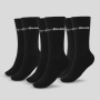 3/4 Socken (3er-Pack) in Black - GymBeam M