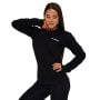 Basic-Pullover für Frauen Black - GymBeam S