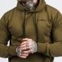 Athlete Männer Hoodie Military Green Black - GymBeam S