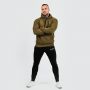 Athlete Männer Hoodie Military Green Black - GymBeam S
